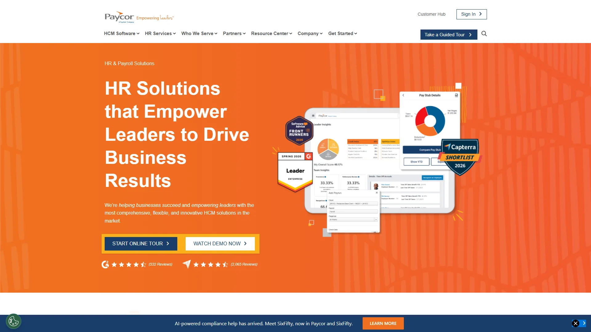 Paycor Screenshot